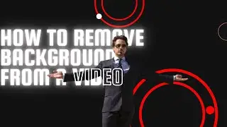 remove your video s' background within a second without any watermark [Tamil]