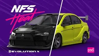 Lancer Evolution  Customization | Glossy Green | Need for Speed Most Wanted Car on Heat | Remastered