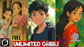 GHILBLI Style Art Image কিভাবে বানাবেন 100% Free |হাতে থাকা স্মার্ট ফোন দিয়েই Ghibli Style image Art