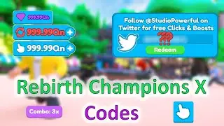 Rebirth Champions X Codes! Try Now!