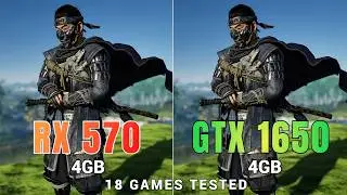 AMD RX 570 vs Nvidia GTX 1650 | 18 Games Test
