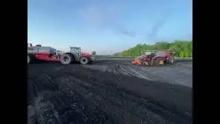 Вот такое завершение сева пшеницы