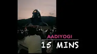 Adiyogi: The Source of Yoga,Light show 15 mins - Bangalore  #mahadev #shiva #shiv #yoga