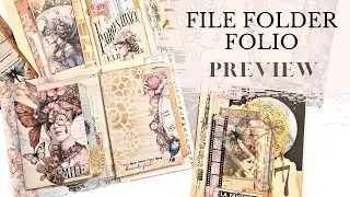 File Folder Folio Album Journal - Steampunk Specimen
