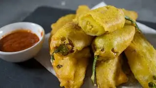 Stuffed mirchi pakoda| मिर्ची पकोड़ा रेसिपी| Rajasthani Mirchi Vada