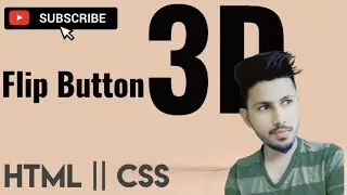 3D Flip Button || HTML || CSS