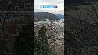 Вид на пункт пропуска Сарпи/ Sarpi 🇬🇪🇹🇷 #Sarpi #Сарпи #граница #batumi