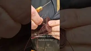 🧵 Box Stitching A Crocodile Cigar Case