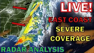 LIVE - Severe Weather, Strong, Damaging Winds Overspreading the East Coast 03.31.22