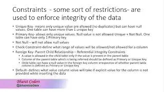 What are Constraints in MySQL ? MySQL Constraints @bharatcoders  #bharat coders #Bharat Coders #sql
