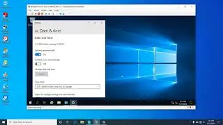 how to set time zone in windows server 2019