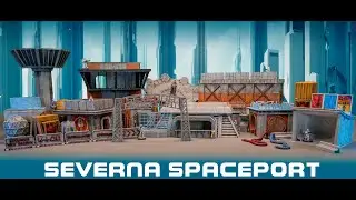 Painting Severna Spaceport | Terrain | Tabletop Games