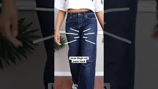 Fix inner thigh rub in jeans! 