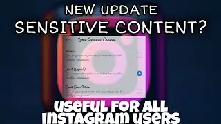 How to limit SENSETIVE CONTENT on instagram||Useful 4 all instagram users||