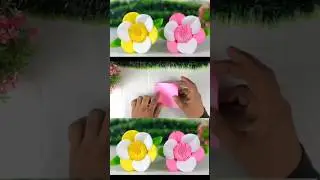Beautiful paper flowers #paper #paperart #homedecor #craft #papercraftforhomedecoration