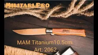 Складаний ніж MAM  Titanium. 10.5см. Bubinga Wood. Art. 2062.  militari.pro / simtorg.com