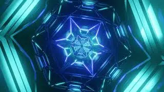 Abstract Background Video 4k VJ LOOP NEON Color Changing Compilation Tunnel Ring Calm Visual ASMR