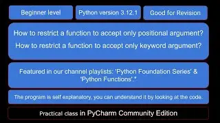 Python Function Parameter Types: Positional-Only, Keyword-Only, and Combination Explained