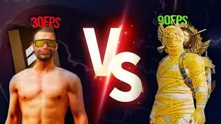 1v1 between 30fps player and 90fps player!