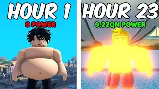 I Played GYM LEAGUE For 24 Hours!