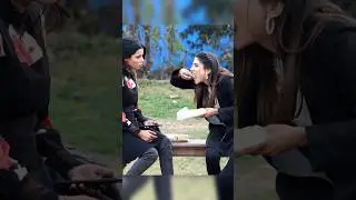 Eating Girls Panipuri Prank 
