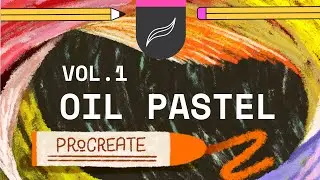 Procreate Brush Demo | Procreate Brush Oil Pastel Brushes
