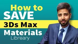 3D Max Tutorial in Hindi #25 | Save Material Library in 3ds Max | Multimedia Guruji