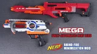 PDK FILMS Commission [Full-Auto Nerf Mega Zeus & Rhino-Fire Pistol Modification]