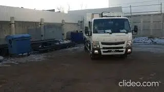 Мусоровоз 8м3 на шасси Fuso с задней загрузкой