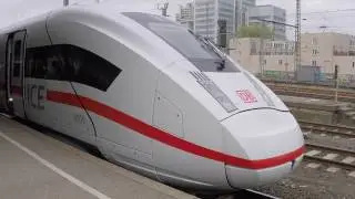 Probefahrt mit dem neuen ICE4 der Deutschen Bahn
