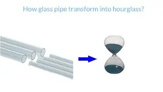 how to make hourglass sand timer?