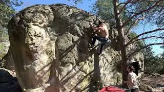Fontainebleau - Drei Zinnen - Chat Perché (En traversée) (7C)