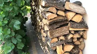 How to stack firewood correctly