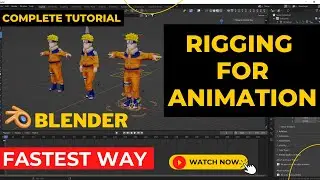 how to rig a character in blender || blender rigging tutorial || mixamo to blender