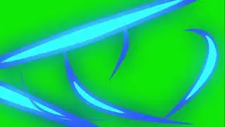 Blue Slashes Green Screen Special Effects