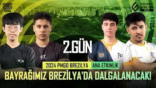 [TR] 2024 PMGO Brezilya Ana Etkinlik | 2. Gün | PUBG MOBILE Global Open Brezilya