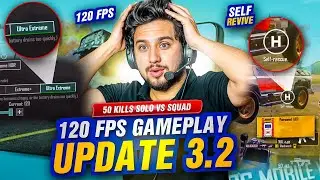 MY First Gameplay on 120fps 😱 New update 3.2 Mecha Fusion | PUBG MOBILE
