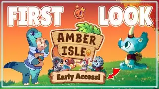 Amber Isle FIRST LOOK! | Early Access Gameplay LIVE | Dino Shenanigans!