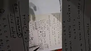 Multiple Assignment in Python