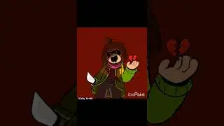 Storyshift chara art timelaps