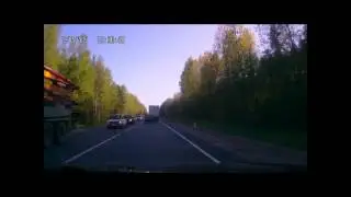 Полицейский таран грузовик к955ех60