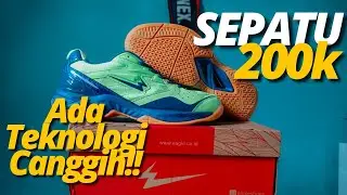 Sepatu badminton 200k rasa jutaan ada teknologi mewah #badmintonshoes