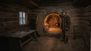 Everyone Laughed When He Built a Cave Into His Cabin — Until It Stayed Warm All Winter