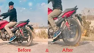 Bike photo manipulation ! Photoshop editing