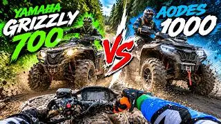 Yamaha Grizzly 700 vs AODES 1000 драг заезд