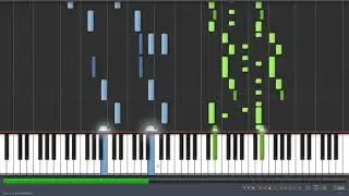 Portal Knights - Silent Snowdrifts(piano) | Synthesia tutorial | FizzyPiano cover