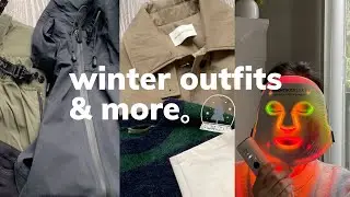 Winter Outfits & More 🧥Lemaire平替大衣｜Currentbody 4in1面膜仪测评｜🧗‍♀️日常好穿户外服饰｜美式复古毛衣 适合小个子的日常工装裤｜emma_daily