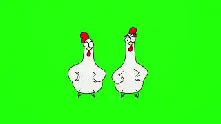 Chicken Dance GREEN SCREEN رقصة الدجاج على الشاشة الخضراء