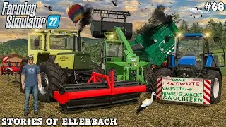 FIELDWORK WITH MB TRAC & MUCKING OUT ANIMALS with @TheCamPeRYT!🐮🚜💨| Ellerbach | FS22 | Timelapse #68
