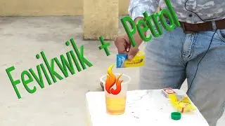 PETROL VS FEVI KWIK || Baba Experiments || Amazing experiment || *Surprised*